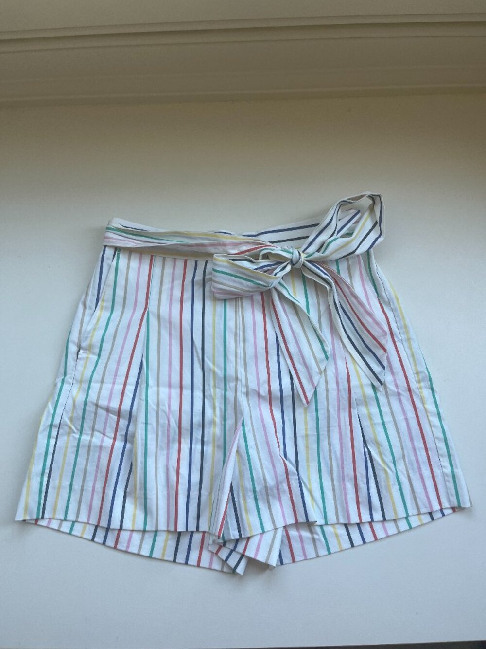 Women's Striped Shorts with Bow (NWT)